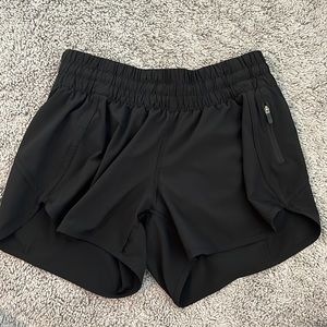 Black lululemon shorts